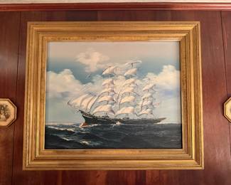 Large signed art by Teiller