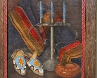 1936 Native American Design still Life