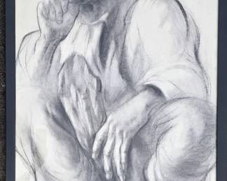 Large charcoal draeung.