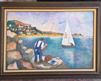 Dave Fox SOUTH Bay painting.