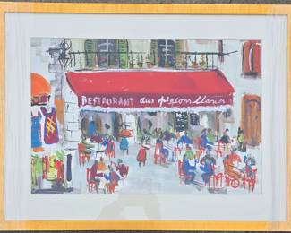 1960 School of Paris gouache by Pito. There are several of these.