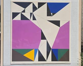 Walter Allner Bauhaus artist serigraph.