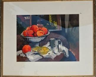 1940s gouache
