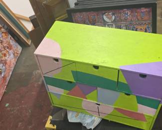 Benni Korsen painted box.