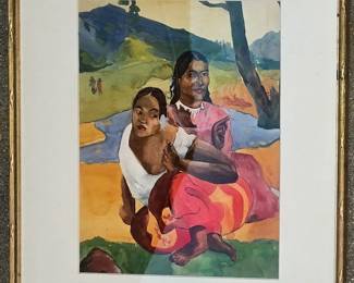 1940s gouache.