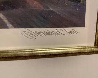 Hyde Street View by Alexander Chen, signed seriolithography print