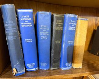 Vintage DYKE'S Automobile & Gasoline Engine Encyclopedia manuals