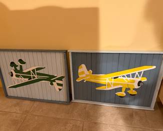 Aviation Wood Wall art
