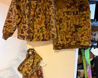 Vintage 1978 Bob Allen  Ducks Unlimited camouflage gear