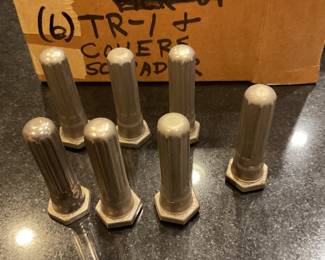 Vintage 1920s-1930s Ford Model A tire valve stem covers