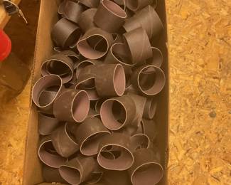 150 sanding drum sleeves (3" x 2" diameter)