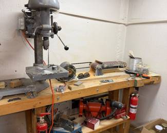 Vintage Delta benchtop drill press