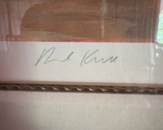 David Kroll signed limited print