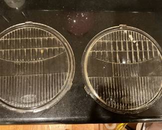 Original Ford Model A glass headlight lenses