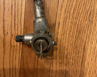 1928-31 Ford Model A original "pop-out" style ignition switch cylinder & armored cable assembly with ignition key