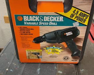 Black & Decker drill