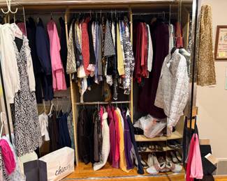 Womens' clothes (M-L) & shoes (size 8-9)