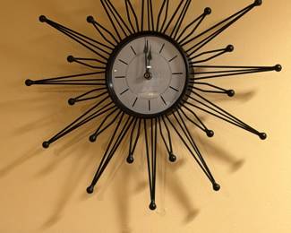 Sunburst clock