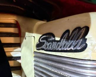 Vintage Scandolli accordion & case