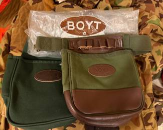 Vintage BOYT shotgun shell belt pouch & shell bag