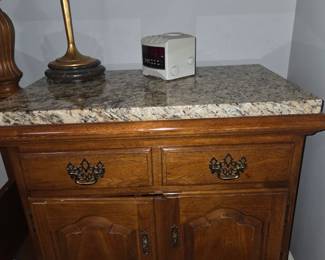 Nightstands w/marble top