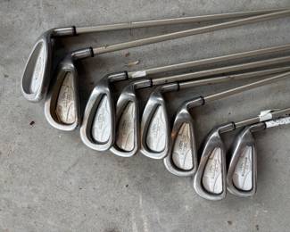 Callaway X- 14 Steelhead GEMS irons 8 pc set
