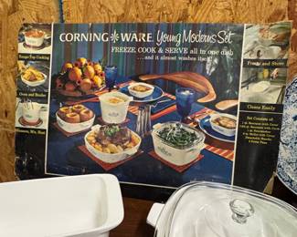 Original 1960s Corningware Store Display