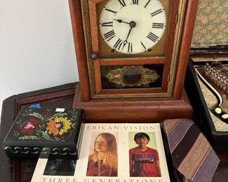 Mantle Clock, Wyeth Art Book 