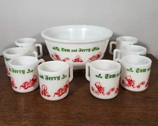 Anchor Hocking Tom and Jerry Set