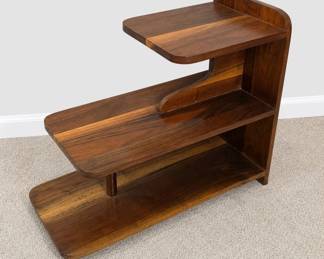 Wooden Three-Tier Corner Shelf