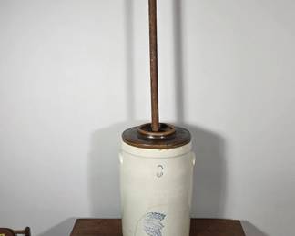 Buckeye Pottery Co. Stoneware Churn