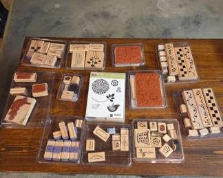 Stampin Up Decorative Rubber Stamps