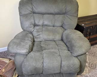 Green Microfiber Recliner Chair