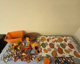Autumn-Themed Decorations Assortment
