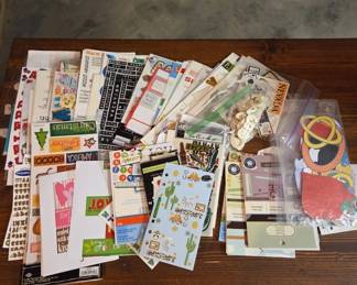 Scrapbooking and Sticker Supplies