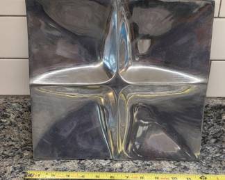 Polished Solid Aluminum Molded Dish