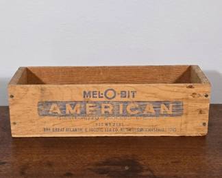 Melo-Bit American Wooden Cheese Box