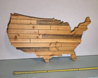United States Map Charcuterie Board