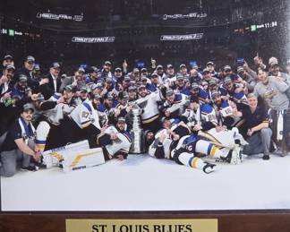 St. Louis Blues 2019 Stanley Cup Plaque