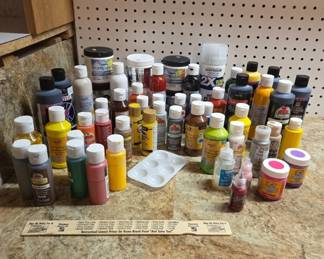Acrylic Paints and Craft Supplies Collection
