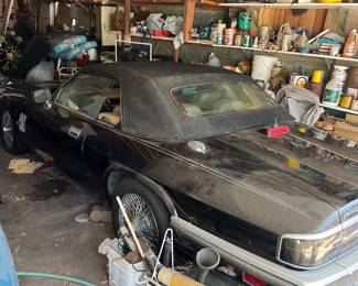 1996 Black Jaguar Convertible 1996 SAJNX2740TC226520 - not running $2500