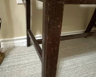 Antique Vanity Stool Bench Ottoman
