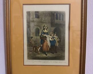 Francis Wheatley 'Cries of London' Framed Prints