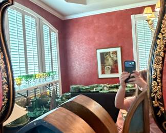 Ornate Baroque-Style Wall Mirror