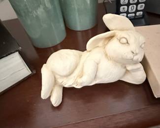 White Rock Studios "Ready to Paint" Ceramic Bunny Figurine