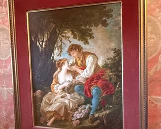 Rococo Style Oil Painting Reproduction After François Boucher