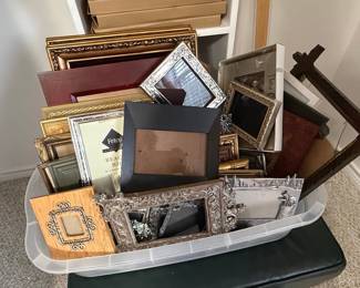 Assorted Ornate Picture Frames Collection