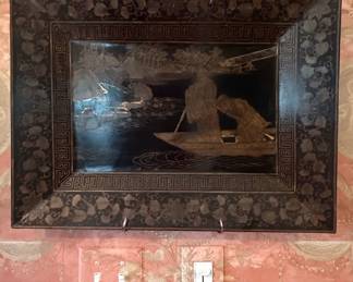 19th Century Chinoiserie Papier-Mâché Tray