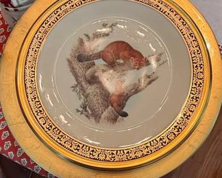 Lenox Boehm Woodland Wildlife Red Fox Collector Plate