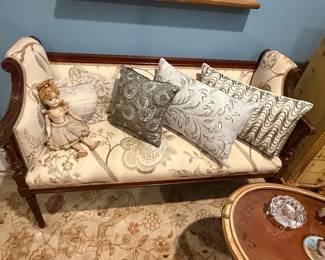 Louis XVI Style Mahogany Settee